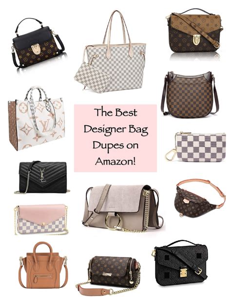 luxury bag dupes amazon|good copies of designer bags.